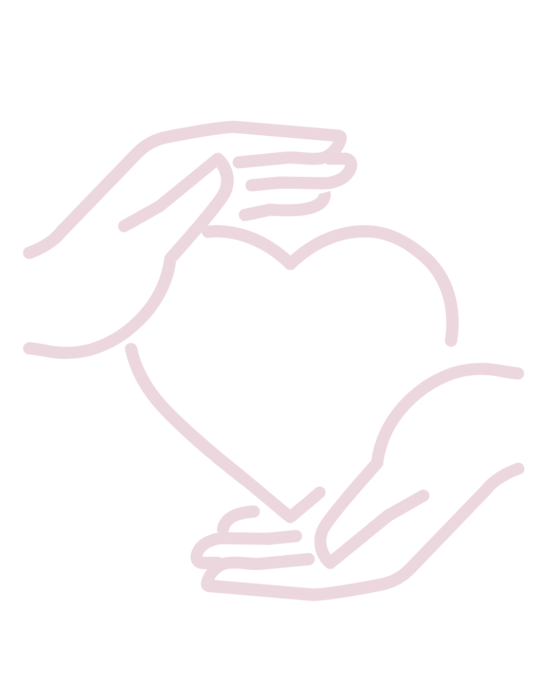 Hand holding a heart